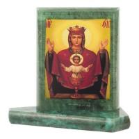 Икона настольная Неупиваемая Чаша малая змеевик 7,5х6,5х8 см 119990