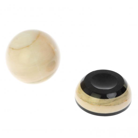 Шар на подставке 9,5 см из газганского мрамора 128808