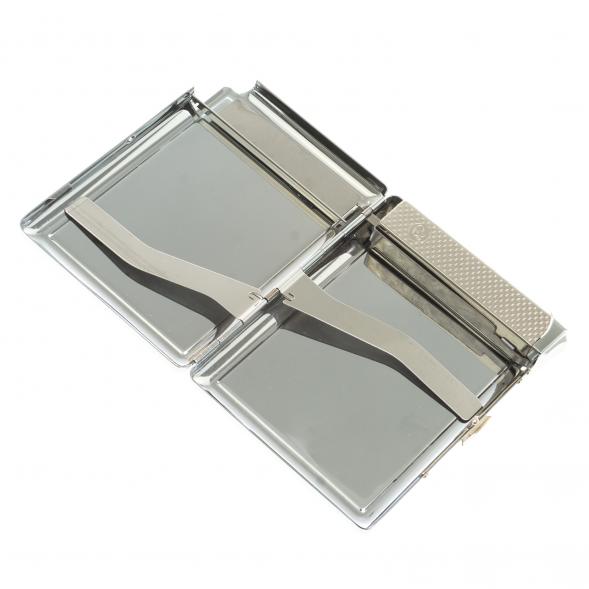 Портсигар на 20 сигарет с зажигалкой камень лазурит 123422