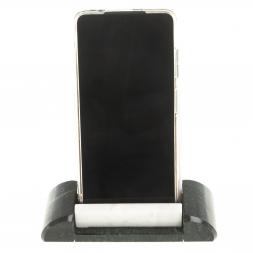 Подставка для телефона из змеевика и мрамора