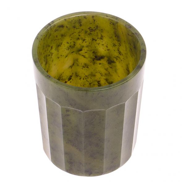 Стакан граненый из нефрита 140 мл 6х7 см 125656