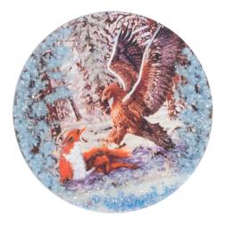 Магнит с рисунком "Орел" змеевик