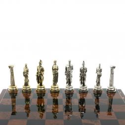 Шахматы "Атлас" доска 40х40 см из обсидиана