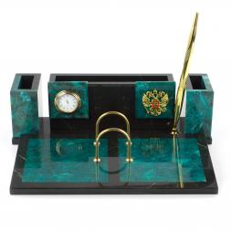 Письменный набор &amp;quot;Люкс&amp;quot; из змеевика