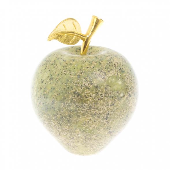 Сувенир &amp;quot;Яблоко&amp;quot; из змеевика 7х7х9 см 129736