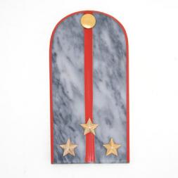 Сувенирный магнит &amp;quot;Погон Старший лейтенант МВД&amp;quot; камень мрамор