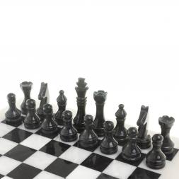 Шахматы &amp;quot;Классические&amp;quot; из мрамора доска 30х30 см