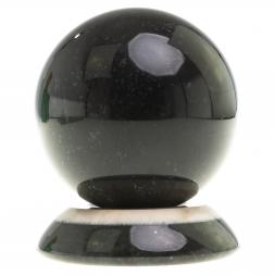 Сувенир &amp;quot;Шар Антистресс&amp;quot; из черного змеевика 9 см