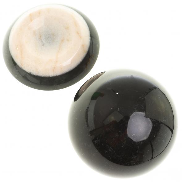 Сувенир &amp;quot;Шар Антистресс&amp;quot; из черного змеевика 9 см 124144