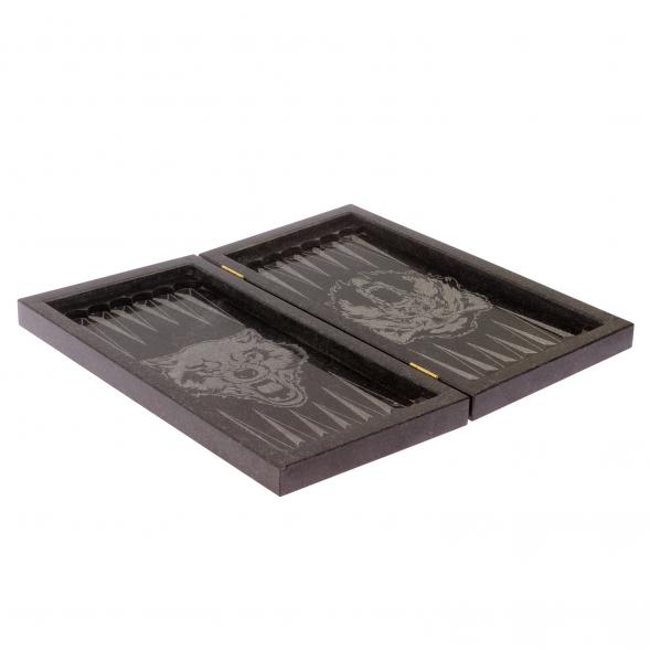 Нарды &amp;quot;Хищники&amp;quot; из камня гранит 125430