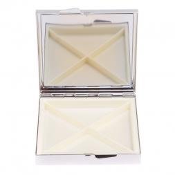 Таблетница на 4 отделения камень содалит цвет серебро