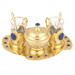 Чайный набор &amp;quot;Лазуритовый&amp;quot;