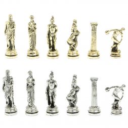 Шахматы "Олимпийские игры" доска 40х40 см из обсидиана