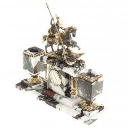 Письменный набор "Георгий Победоносец" из мрамора