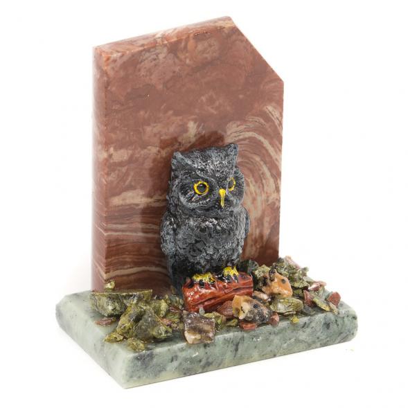 Сувенир &amp;quot;Филин у скалы&amp;quot; лемезит 117084