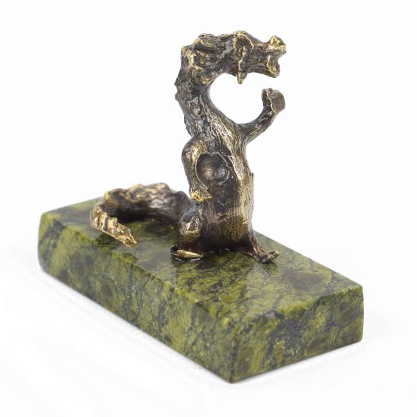 Статуэтка из бронзы и змеевика &amp;quot;Дракон&amp;quot; 117919