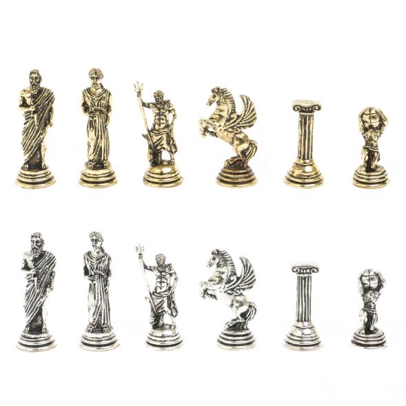 Настольные шахматы &amp;quot;Атлас&amp;quot; из змеевика 28х28 см 127739