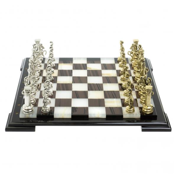 Шахматы &amp;quot;Древний Рим&amp;quot; доска 40х40 см оникс / обсидиан 128364