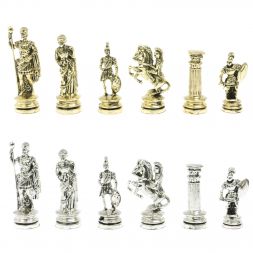 Шахматы &amp;quot;Древний Рим&amp;quot; доска 40х40 см оникс / обсидиан