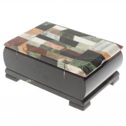 Шкатулка с мозаикой 18х12х8 см