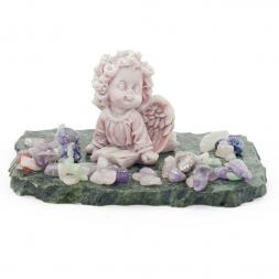 Сувенир из мрамолита "Ангелочек"