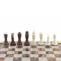 Шахматы с гравировкой &amp;quot;Турнирные&amp;quot; доска 36х36 см из гранита