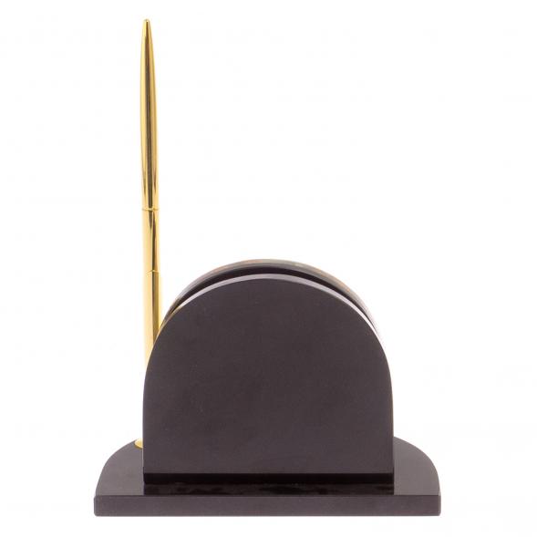 Визитница с часами из офиокальцита 125432