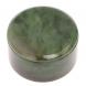 Шкатулка круглая из нефрита 7,5х4,3 см 125660