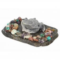 Сувенир &amp;quot;Лягушка малая&amp;quot; из мрамолита