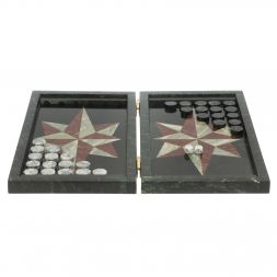 Нарды &amp;quot;Роза ветров&amp;quot; лемезит / офиокальцит