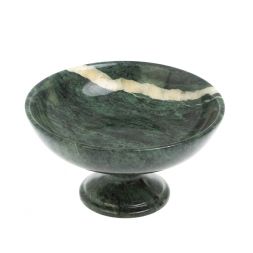 Креманка из шабровского змеевика 14,5х14,5х7,5 см