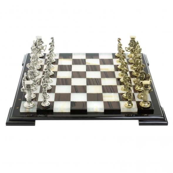 Шахматы &amp;quot;Римские войны&amp;quot; доска 40х40 см оникс / обсидиан 128365