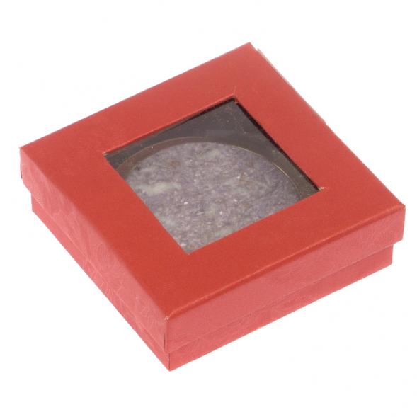 Карманное зеркальце камень лепидолит золото 125738