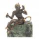 Бронзовая статуэтка &amp;quot;Чертик&amp;quot; на подставке из темно-зеленого змеевика 126792