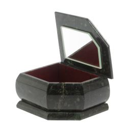 Шкатулка с расписной крышкой "Осень" 11х9х6,5 см