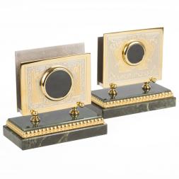 Настольный набор из нефрита &amp;quot;Конь с попоной&amp;quot;