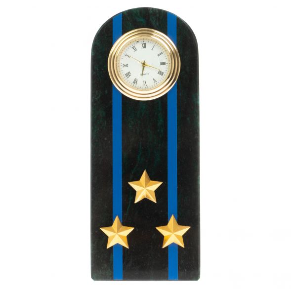 Часы-погон &amp;quot;Полковник МЮ&amp;quot; камень змеевик 129187