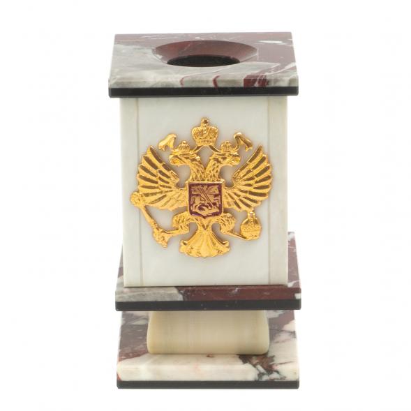Карандашница &amp;quot;Герб РФ&amp;quot; из креноида 126950