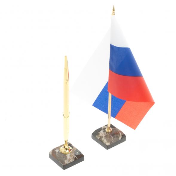 Настольный набор &amp;quot;Герб&amp;quot; из конгломерата 126920