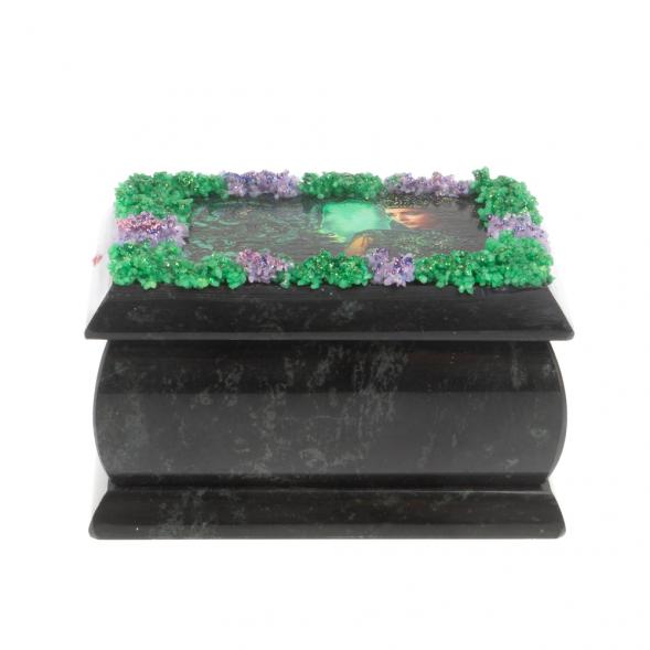 Шкатулка &amp;quot;Хозяйка медной горы&amp;quot; змеевик 10х6,5х6 см 127263