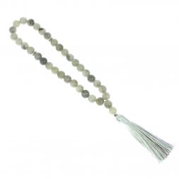 Четки из камня ларвикит круглый 35 бусин