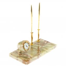 Письменный набор из оникса 20х10х20 см (4х8)