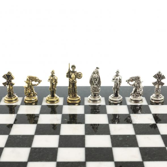 Шахматы &amp;quot;Дон Кихот&amp;quot; доска 28х28 см из камня мрамор 122686