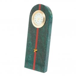 Часы &amp;quot;Погон младший лейтенант МВД&amp;quot; камень змеевик