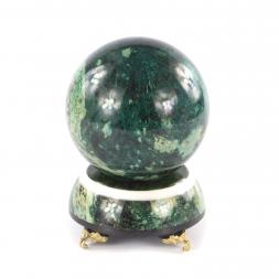Сувенир &amp;quot;Шар Антистресс&amp;quot; камень змеевик 10 см