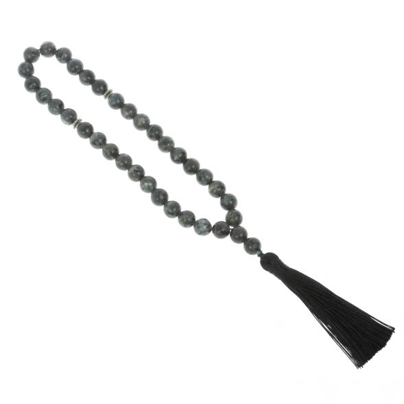 Четки из лабрадорита круглые 35 бусин 128589