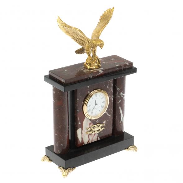 Декоративные часы «Орел» из креноида и бронзы
