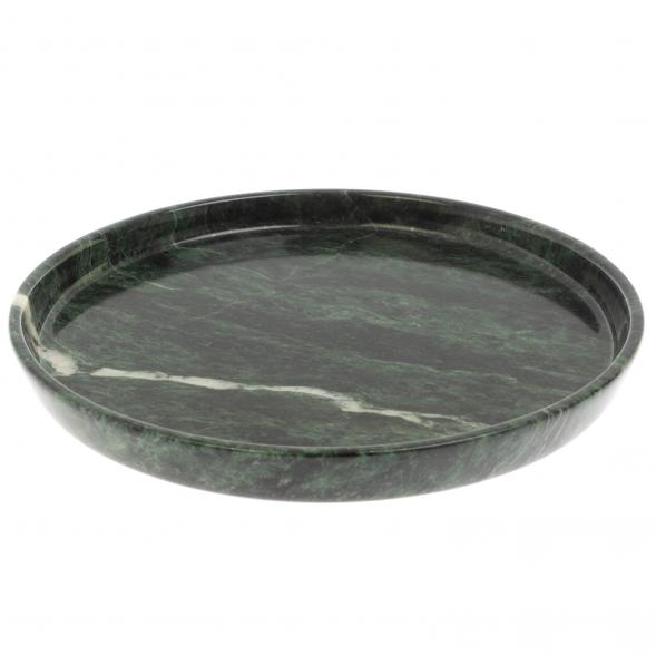 Каменный поднос из змеевика 24х24х2,5 см 129680