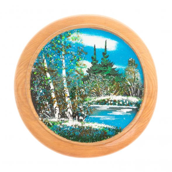 Тарелка декоративная &amp;quot;Весна&amp;quot; 20 см каменная крошка 124150