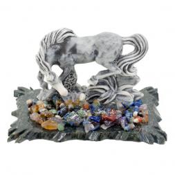 Сувенир из мрамолита "Лошадка"